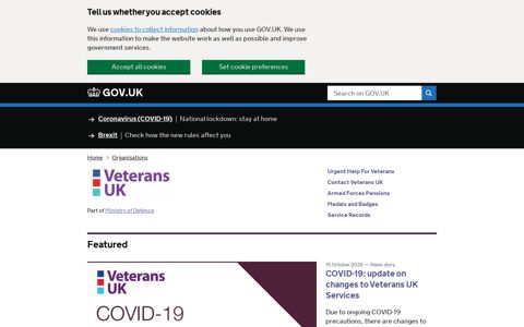 Veterans UK - GOV.UK