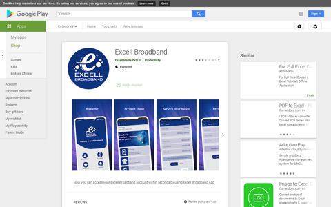 Excell Broadband - Apps on Google Play