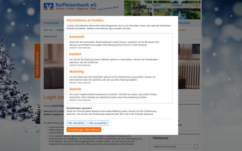 Login zum Online-Banking Unterschiede - Raiffeisenbank eG ...