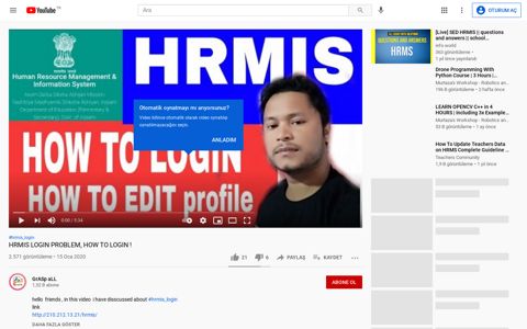 HRMIS LOGIN PROBLEM, HOW TO LOGIN - YouTube