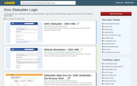 Gmx Sitebuilder Login | Accedi Gmx Sitebuilder - Loginii.com