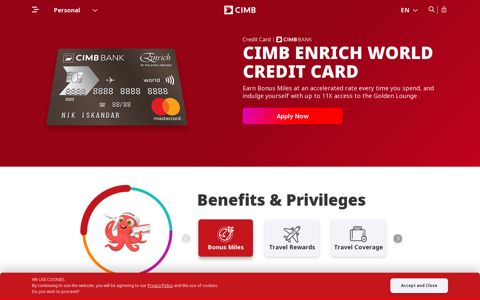 CIMB Enrich World Credit Card | CIMB