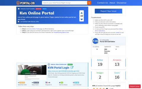 Kvn Online Portal