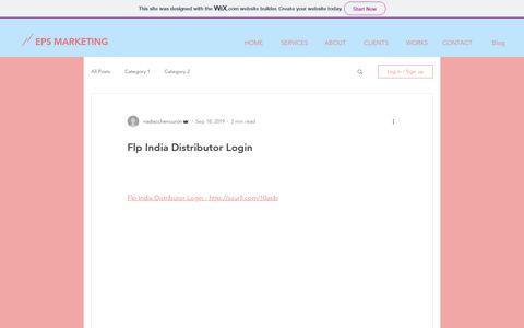 Flp India Distributor Login - Wix.com