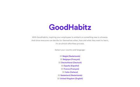 GoodHabitz - Online training