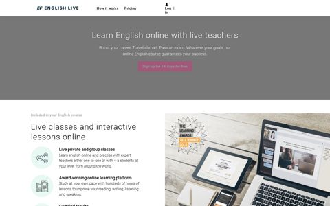 Study English online with Qualified Teachers - EF English Live