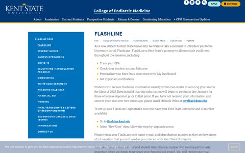 Flashline | Kent State University