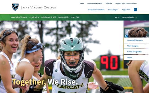 Saint Vincent College: Together, We Rise. | Latrobe, PA