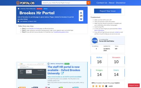 Brookes Hr Portal