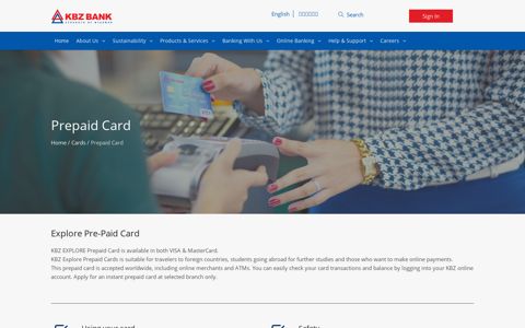Prepaid Card - KBZ Bank