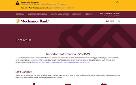 Secure Mail - Mechanics Bank