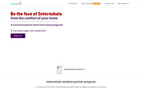Internshala Student Partner | Student Ambassador Program