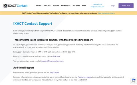 IXACT Contact Support