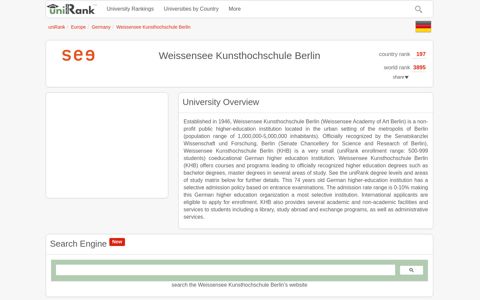 Weissensee Kunsthochschule Berlin | Ranking & Review