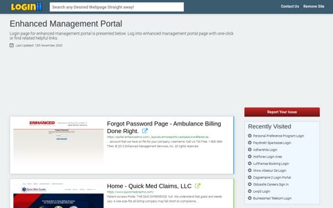 Enhanced Management Portal - Loginii.com