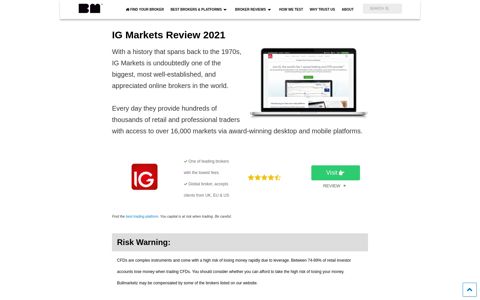 Important: IG Markets review - SCAM? Mobile? Demo account?