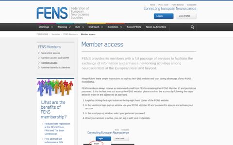 Member access - Fens