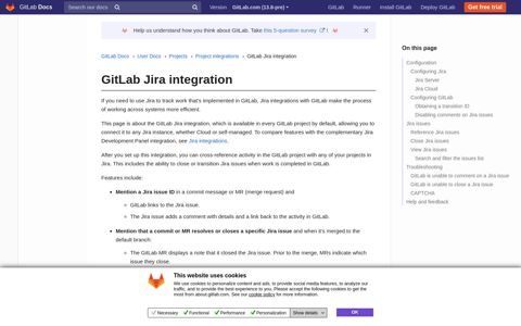 GitLab Jira integration | GitLab