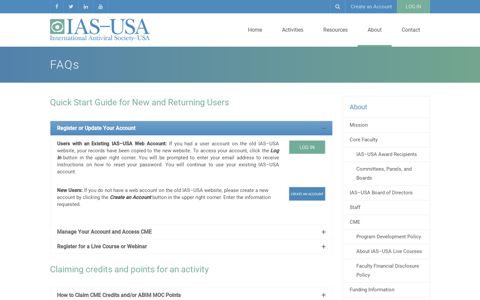 FAQs - IAS-USA
