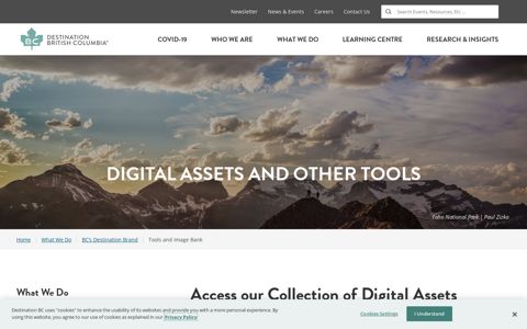 Tools and Image Bank | Destination BC