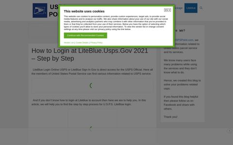 How to Login at LiteBlue.Usps.Gov 2020 - Step by Step