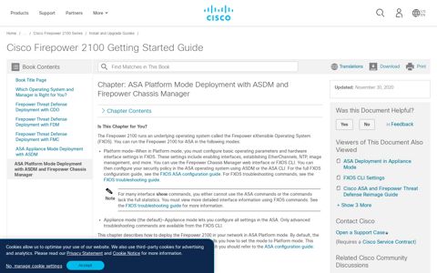 Cisco Firepower 2100 Getting Started Guide - ASA Platform ...