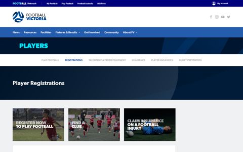 Player Registrations | Football Victoria