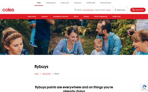 Earn Rewards with Coles and flybuys | Coles