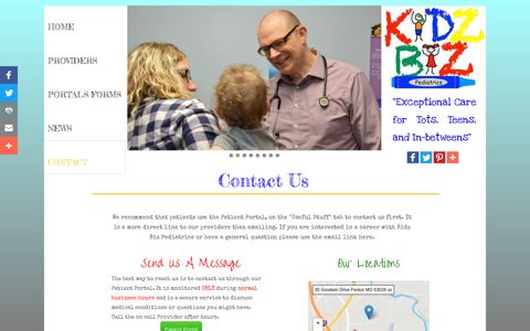 Contact - Kidz Biz Pediatrics