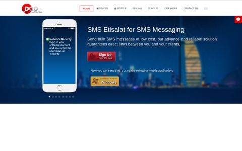 SMS Etisalat for SMS Messaging - Bulk SMS Gateway