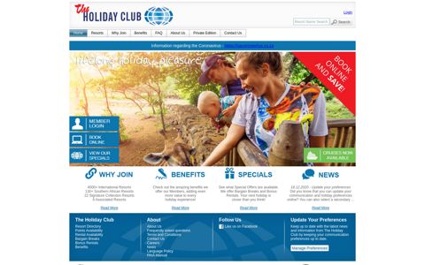 The Holiday Club – Members login for awesome holidays and ...