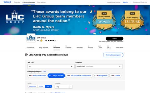 Working at LHC Group: 566 Reviews about Pay & Benefits ...