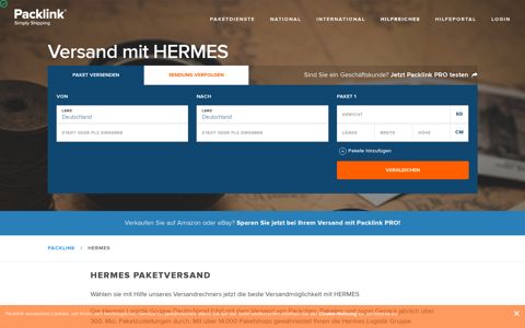 Hermes Versand | Bis zu 70 % sparen | Packlink