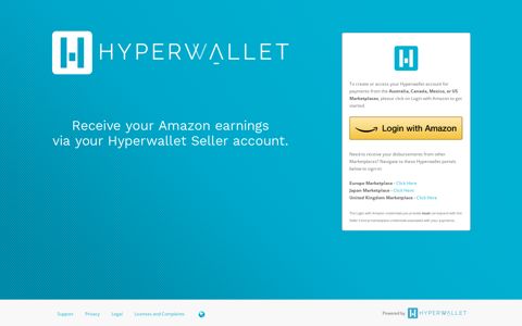 Hyperwallet Pay Portal - Welcome