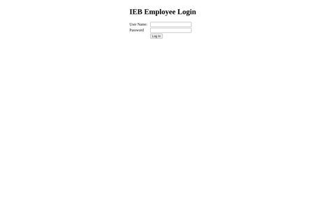 IEB Employee Login