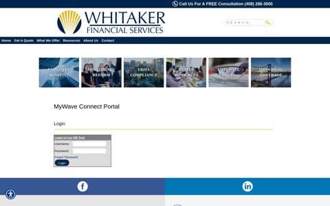 HR360 Login - Whitaker Financial Services