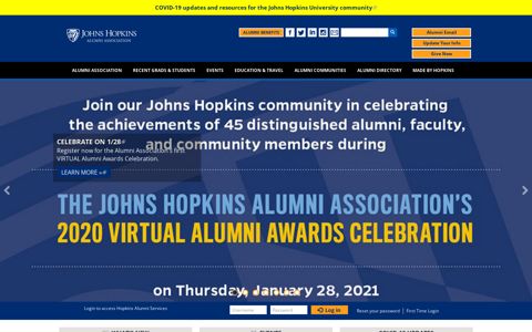 Home | Johns Hopkins Alumni - Johns Hopkins University