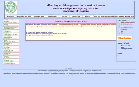ePanchayat - Management Information System - Panchayat ...