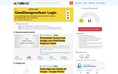 Gmailimagensfazer Login - A database full of login pages from ...