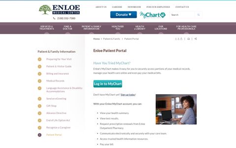 Enloe Patient Portal - Enloe Medical Center