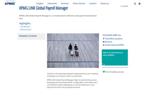 KPMG LINK Global Mobility Portal - KPMG Global