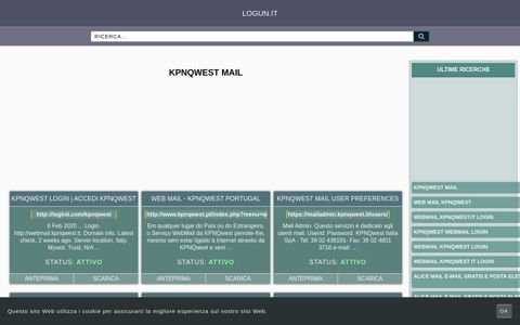 kpnqwest mail - Panoramica generale di accesso, procedure ...