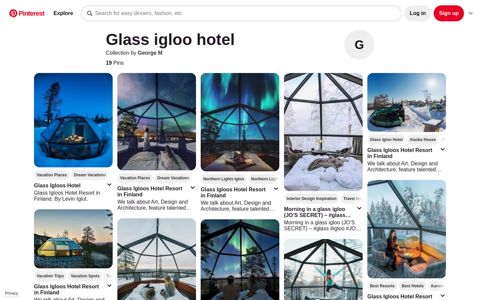 Glass igloo hotel - Pinterest