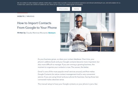How to Import Contacts From Google to Your Phone