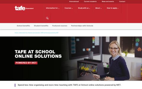 TAFE at School online solutions - powered by IVET | TAFE ...