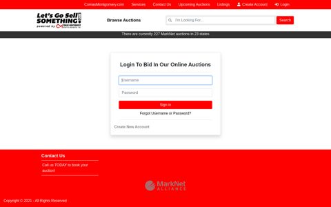 Login | Access Our Leading Online Bidding Site | Let's Go Sell ...