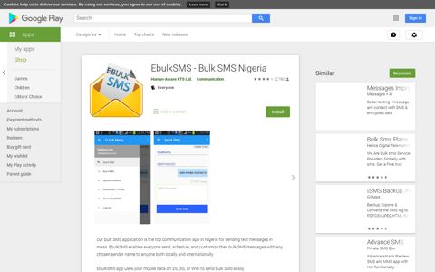 EbulkSMS - Bulk SMS Nigeria – Apps on Google Play