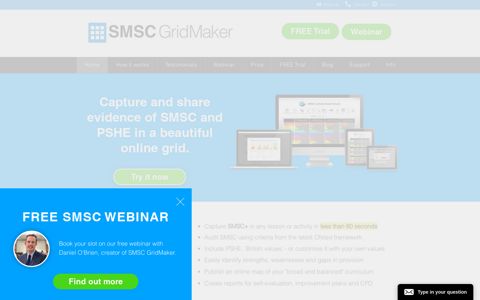 SMSC GridMaker for Schools