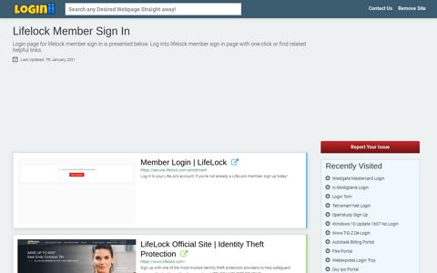 Lifelock Member Sign In - Loginii.com