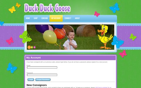 My Account - Duck Duck Goose Sale
